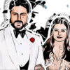 Abhishek and Aishwarya