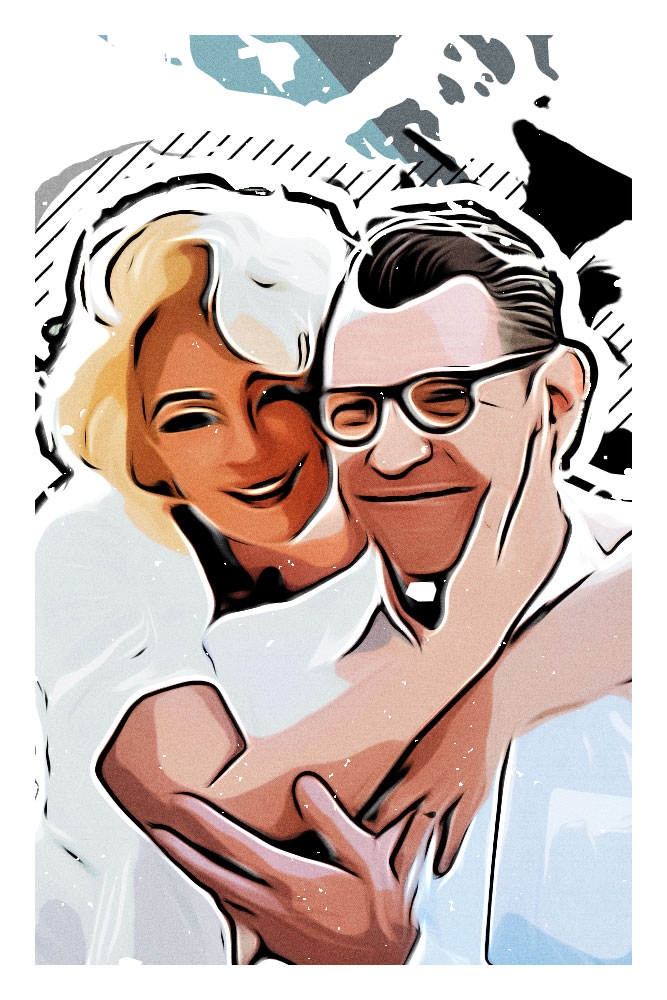 Arthur Miller and Marilyn Monroe