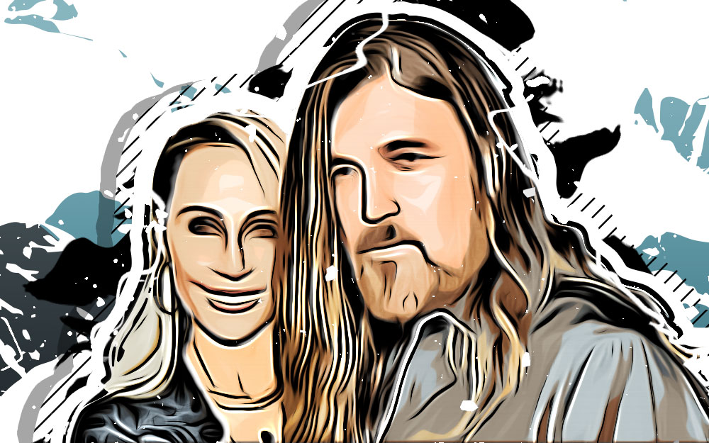 Billy Ray Cyrus and Tish