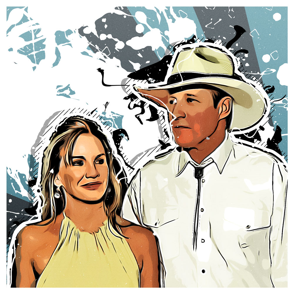 Bruce Boxleitner and Melissa Gilbert