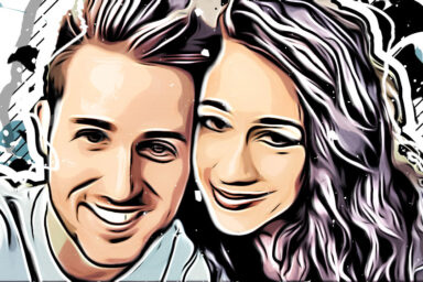 Colleen Ballinger and Josh Evans