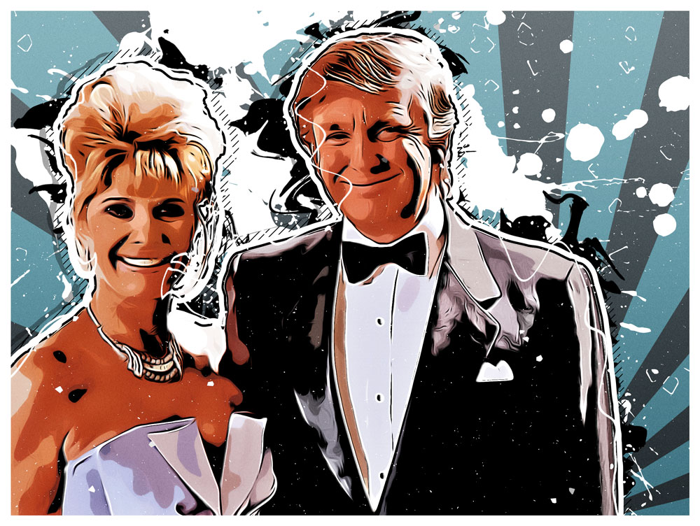 Ivana and Donald