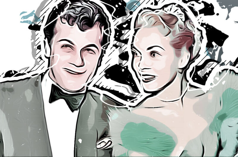 Janet Leigh and Tony Curtis