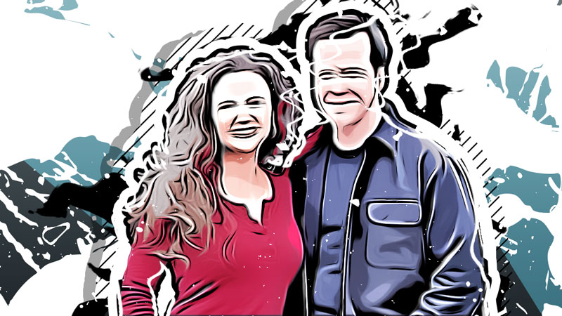 Jeff Dunham and his wife