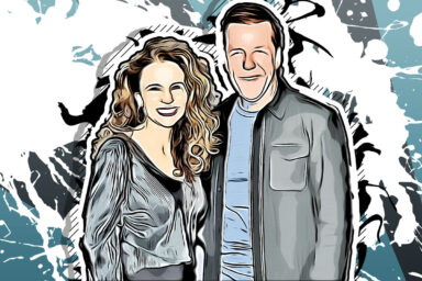 Jeff Dunham and his wife