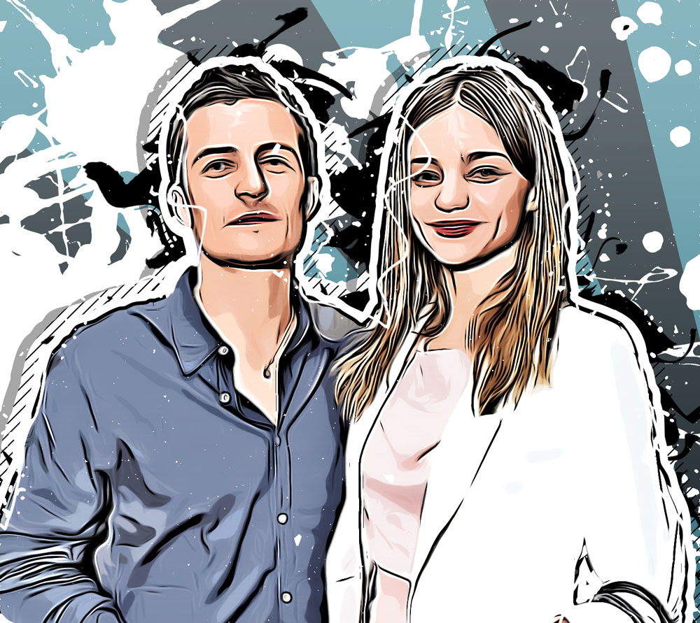 Orlando Bloom and Miranda Kerr