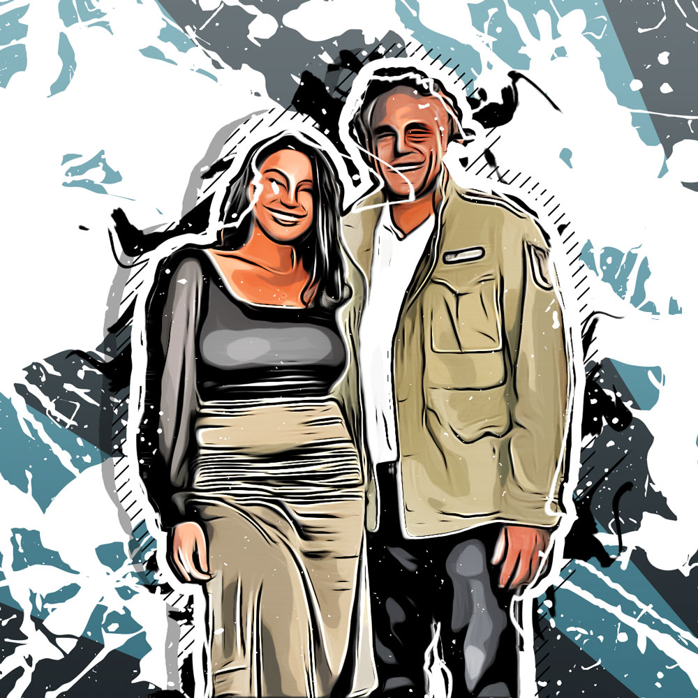 Rick Fox and Vanessa Williams
