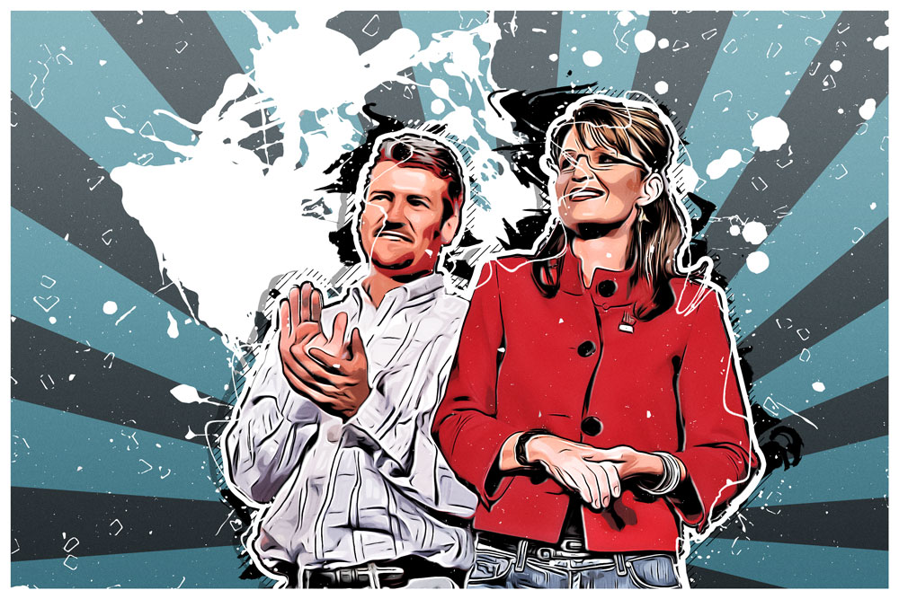 Sarah and Todd Palin
