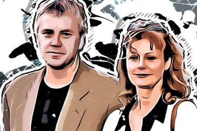 Susan Sarandon and Tim Robbins