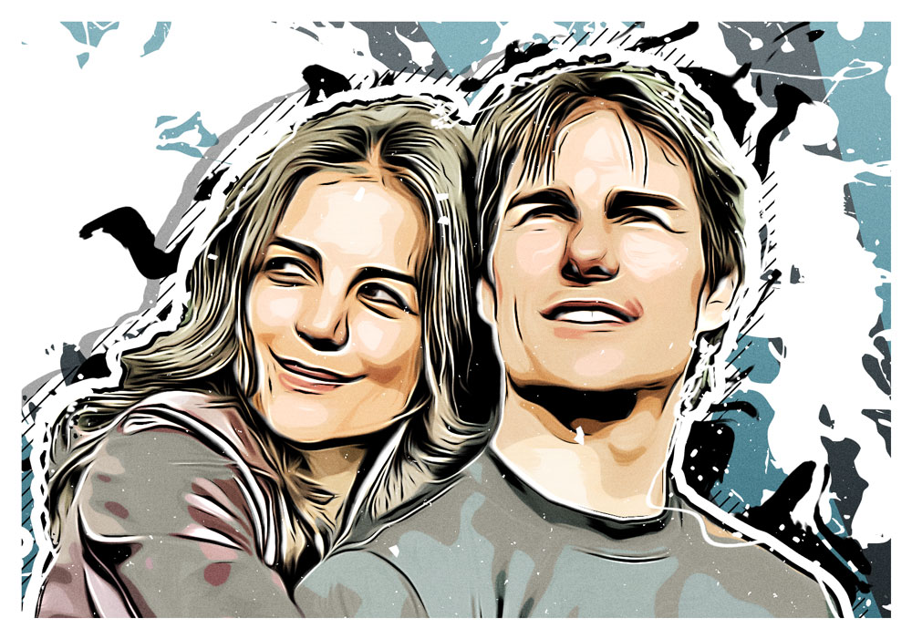 Tom Cruise and Katie Holmes