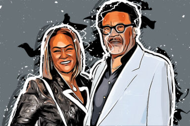 Judge Mathis and his wife