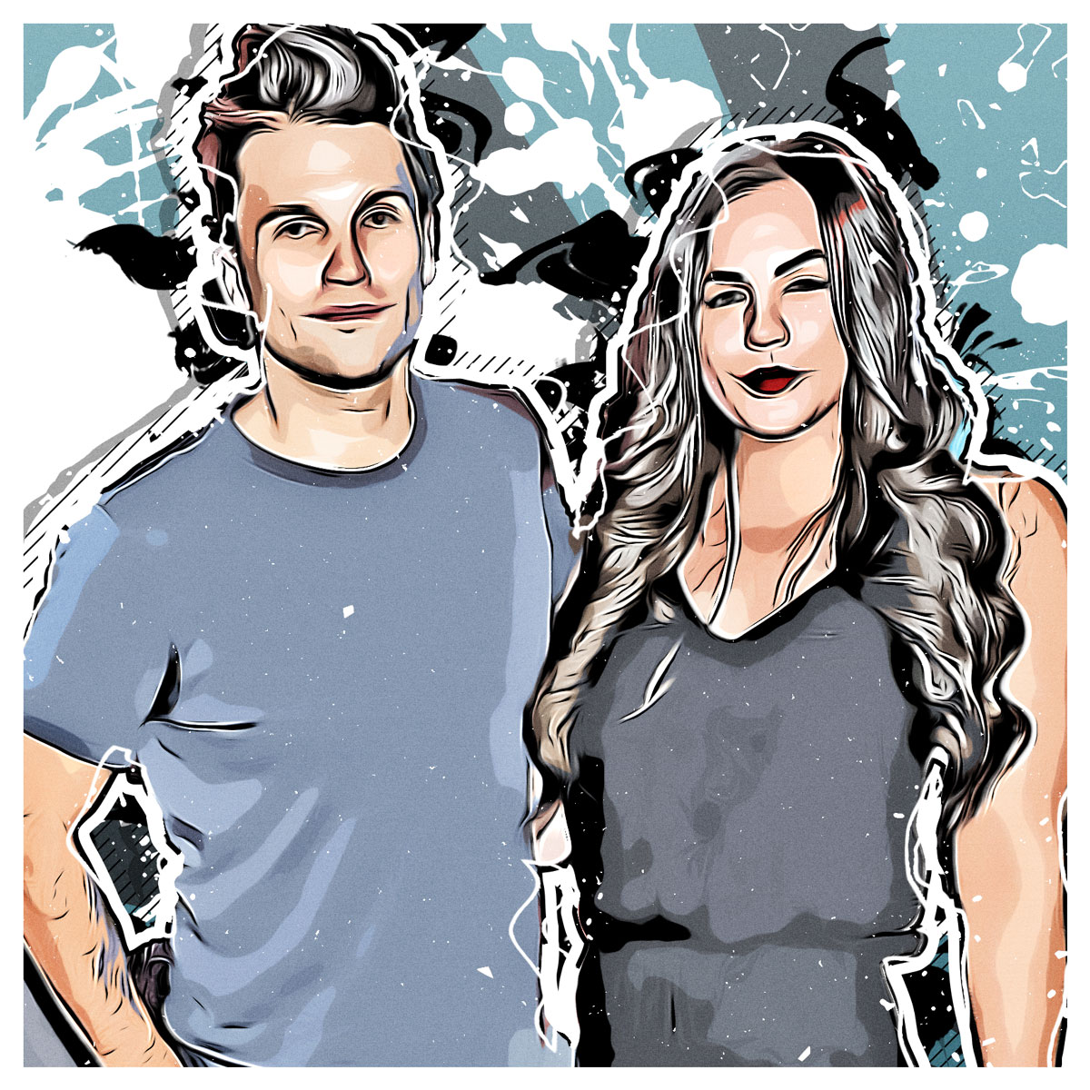 Katie and Tom